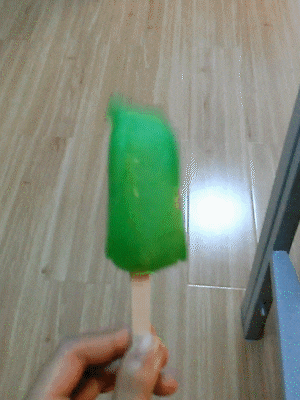  대륙의 초록 혀 아이스크림 의외의 핵꿀맛