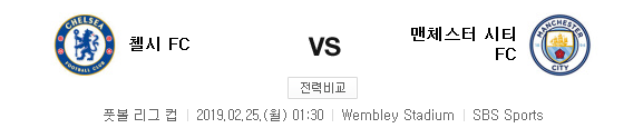 2019.02.24 잉글랜드 리그컵(카라바오컵) 결승전 (첼시 맨시티) 2019.02.24 잉글랜드 리그컵(카라바오컵) 결승전 (첼시 맨시티)