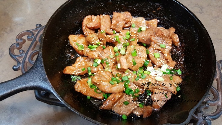  돼지갈비구이 양념 단짠단짠 갈비맛