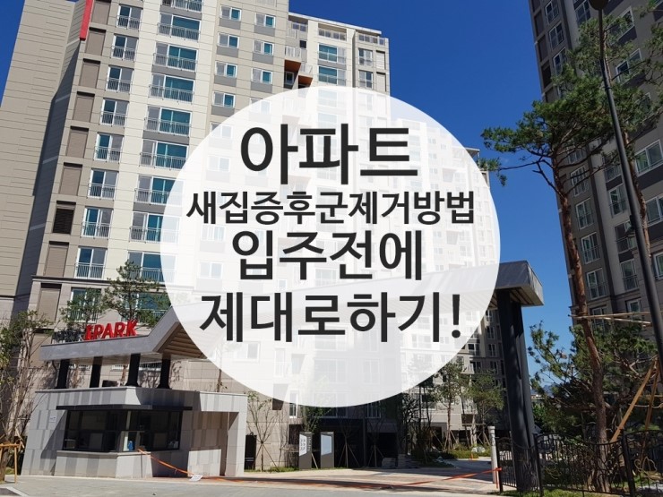  아파트 새집증후군제거방법 입주전에 제대로하기!