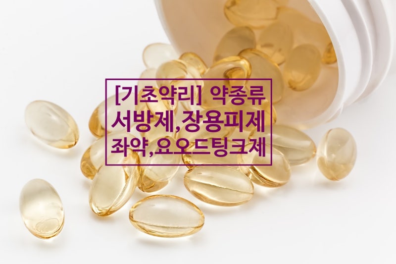 [기초약리]약종류 : 서방제,장용피제, 좌약,주사제,장용피제 : 네이버 블로그