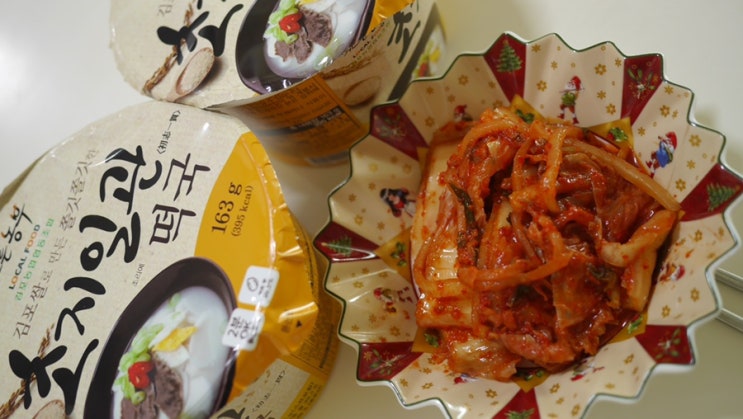  초지일관 떡국 / 게으른 농부가 만든 초간단 컵 떡국 후기