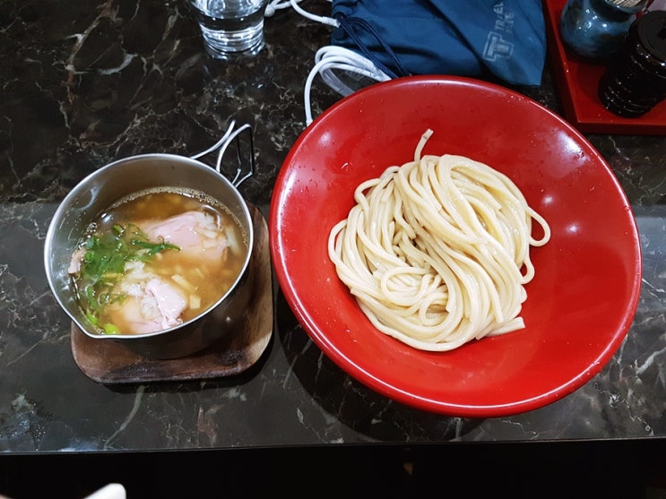 오사카 로컬 맛집 군조라멘 찍어먹는라멘 츠케멘