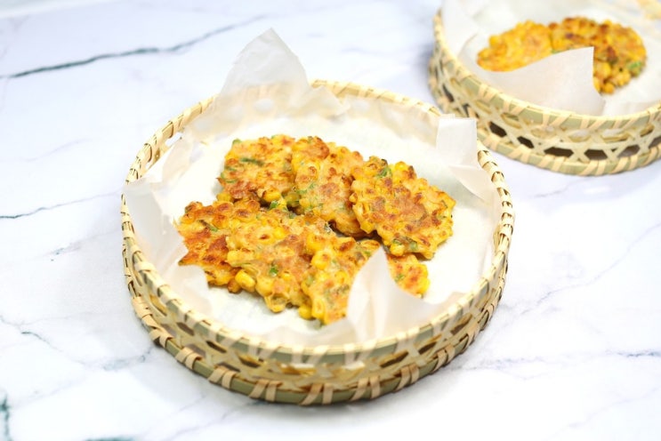  참치 옥수수전, 톡톡 터지는 식감이 매력적!