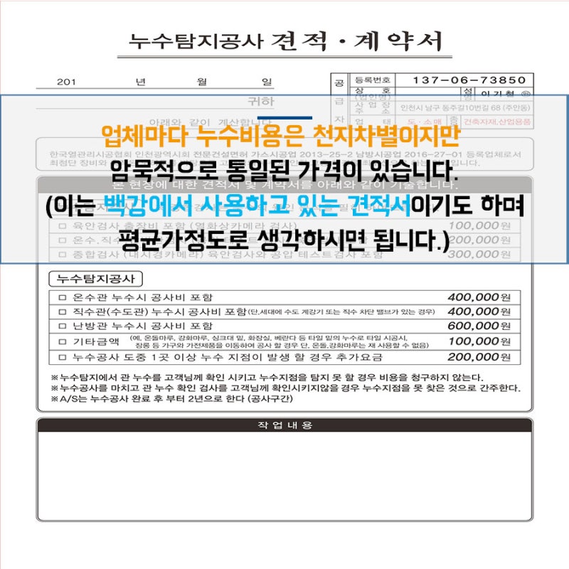 별장누수탐지 누수는 보험처리 되나요? 4