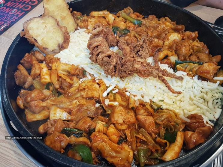  네, 송정 홍춘천 닭갈비입니다~! 송정해수욕장맛집 홍춘천치즈닭갈비 :) + 영화 극한직업 후기, 명대사
