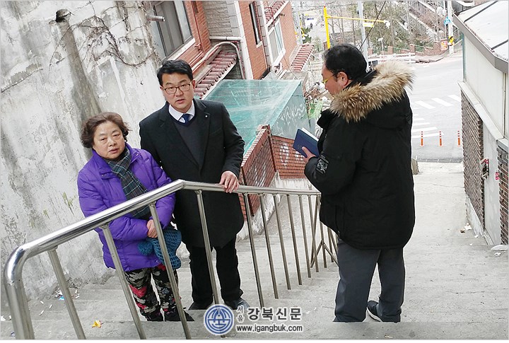  구본승 강북구의원, 송중동 민생현장활동 펼쳐