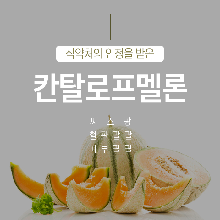 심형탁cf 씨스팡 혈관팔팔피부팔팔 식약처인증 칸탈로프멜론은 무엇?!