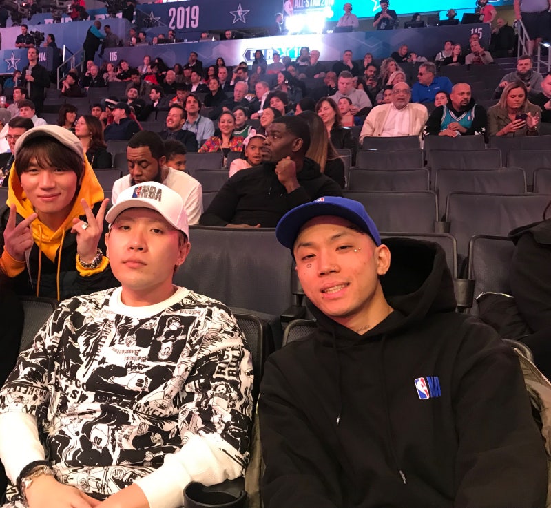 NBA 올스타전@ 나플라루피 NBA아노락 바람막이 패션