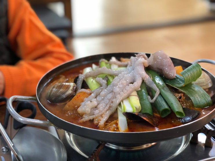 강릉여행 맛집 정아네맛집, 맛애정 얼큰한 해물 닭볶음탕