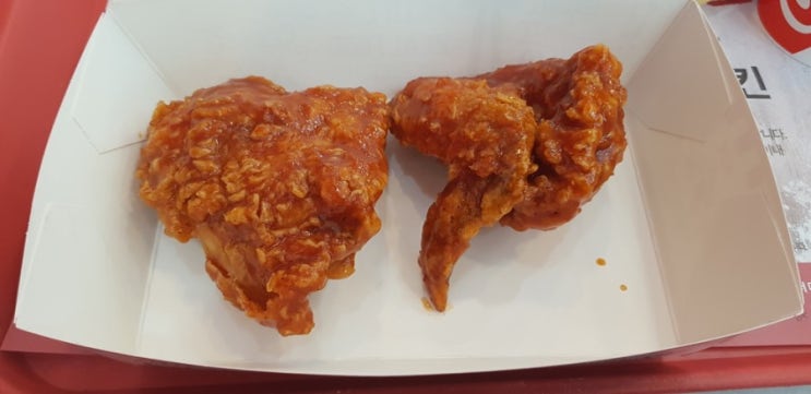  KFC 갓양념치킨 (+치즈치즈 세트) 후기