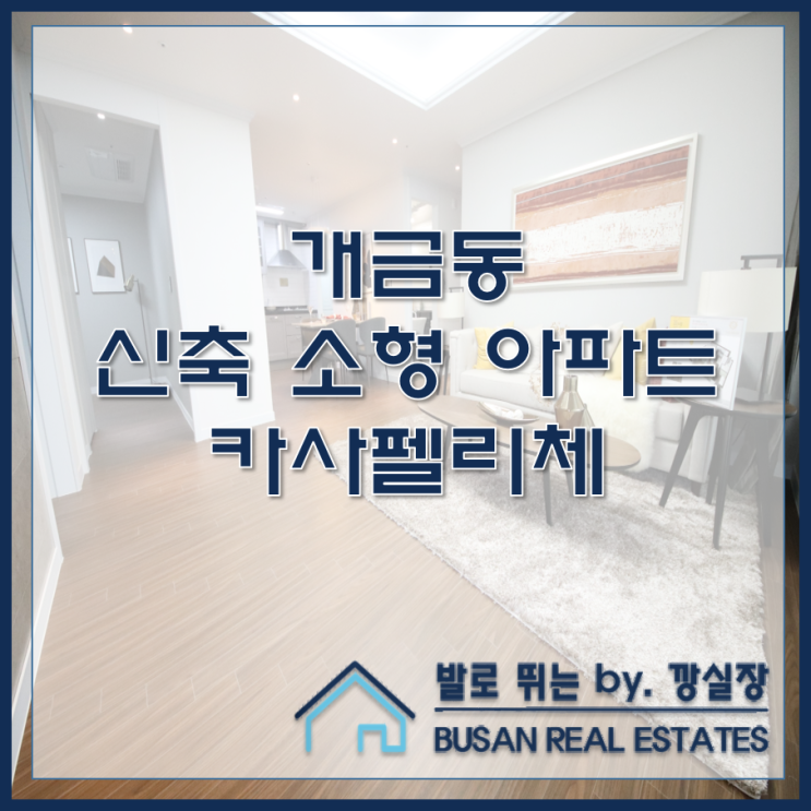 개금동 신축 소형 아파트 카사펠리체