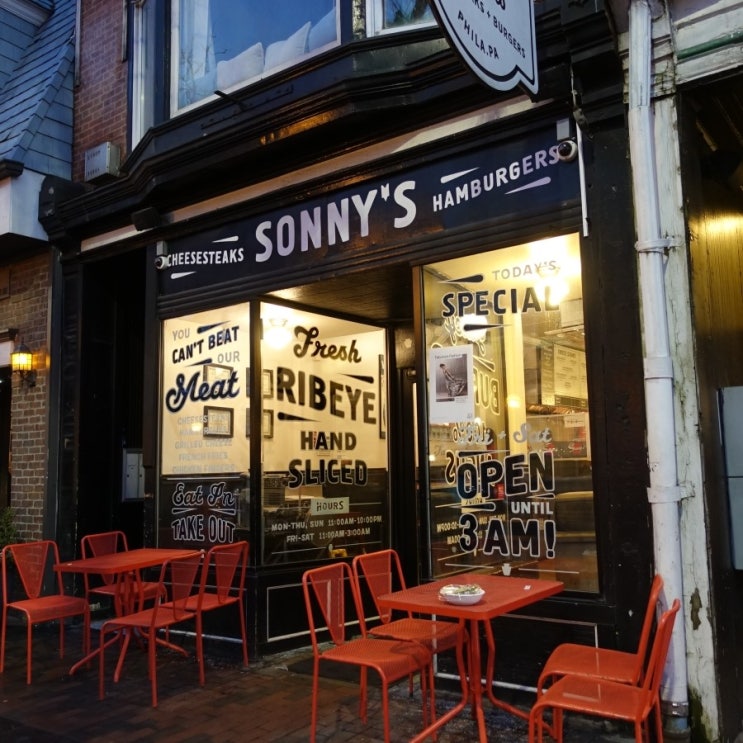  #190227 미국 동부 여행 7일차 - 필라델피아 치즈스테이크 Sonny's Famous Steaks