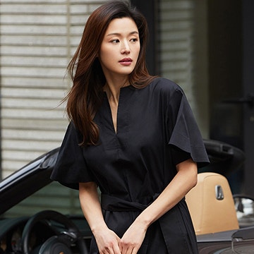 전지현 루즈앤라운지 가방 화보 속 백팩 토트백 쇼퍼백 코디 제품