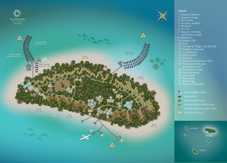  몰디브 이루푸시( The Sun Siyam IRUFUSHI ) 리조트