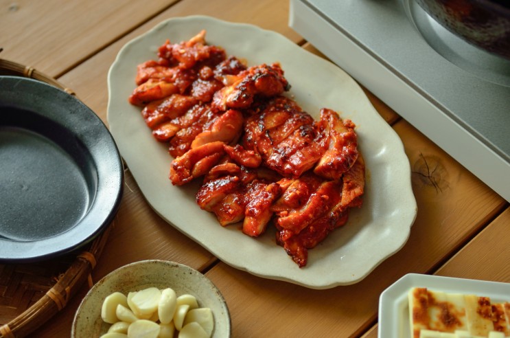 [1日1饌] 닭불고기 (숯불 닭갈비) Korean Gochujang Chicken Barbeque
