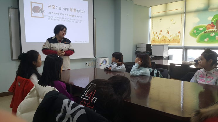  고양시 고양문화의집에서 곤충체험수업 진행