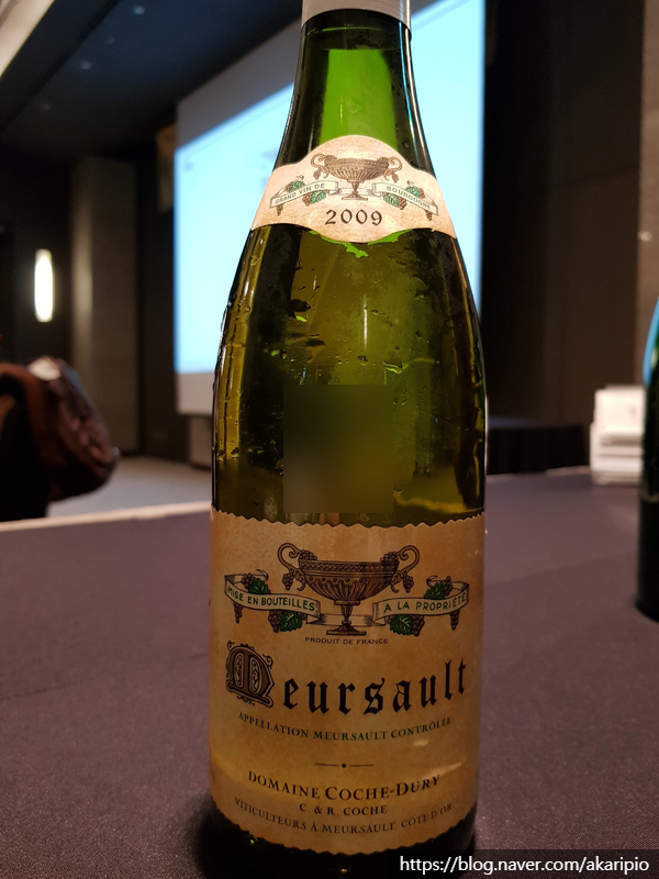  Domaine Coche-Dury (C. & R. Coche), Meursault, 2009 (도멘 꼬슈 뒤리 / 꼬쉐 듀리, 뫼르소