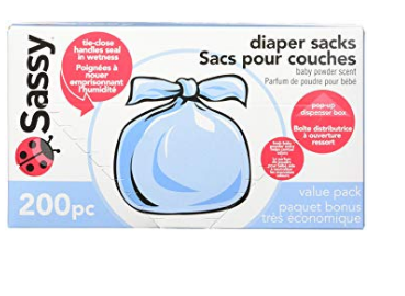 sassy baby disposable diaper sacks 200장 /  아마존 할인정보