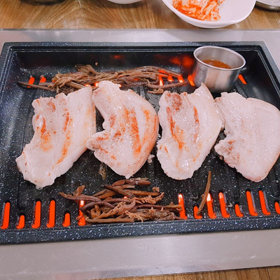  삽겹살에 고사리 같이 먹으면 굳