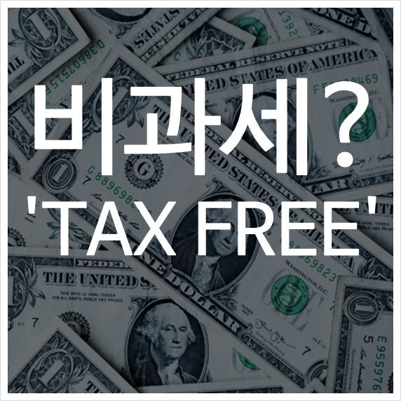  비과세란 무슨 뜻인가요?