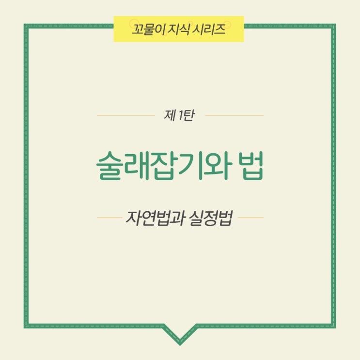  【쉽게 이해하자】 자연법과 실정법 (술래잡기와 법)