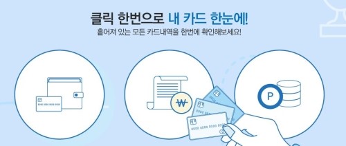  내 카드 한눈에, 신용카드 사용내역 및 포인트 조회 원스톱으로!