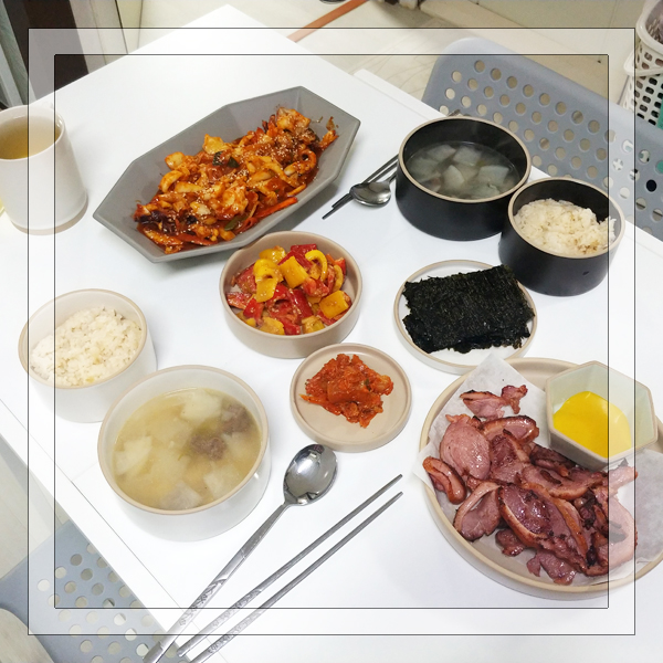  워킹맘의 5-6주 차 아이 겨울방학 주간밥상