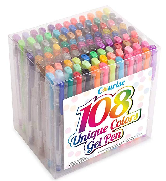젤펜 108색 핫딜 / 아마존할인정보 gel pen 108 unique colors