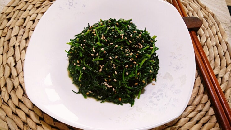  세발나물 맛있게 만드는법