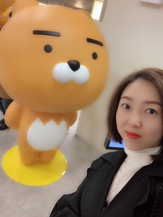  블랙시크)) 주말일상~ 갤러리아 타임월드 카카오프렌즈 오픈!!! 귀요미들~