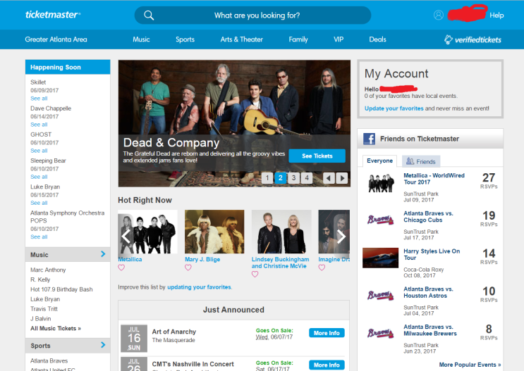Ticketmaster 티켓마스터에서 콘서트 예매하기