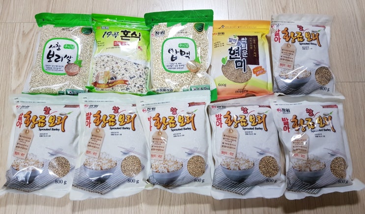  정원 황금찰보리 선물 받았어요(from 싱글벙글쇼)