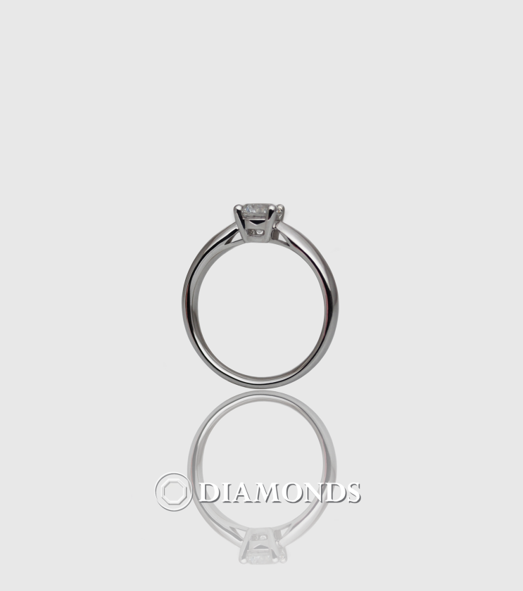  다이아몬드 반지 - 솔리테어 링, 0.5ct