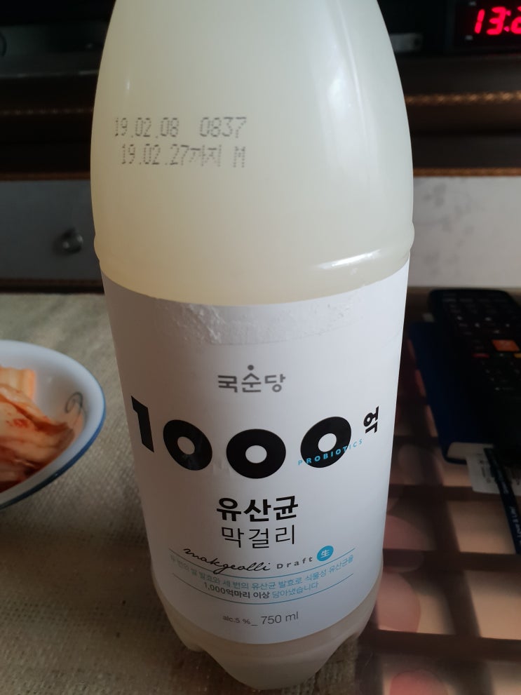  국순당 1000억 유산균 막걸리