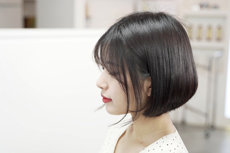 정자동 미용실 숏단발 볼륨매직C컬펌은 이쪽에서 5