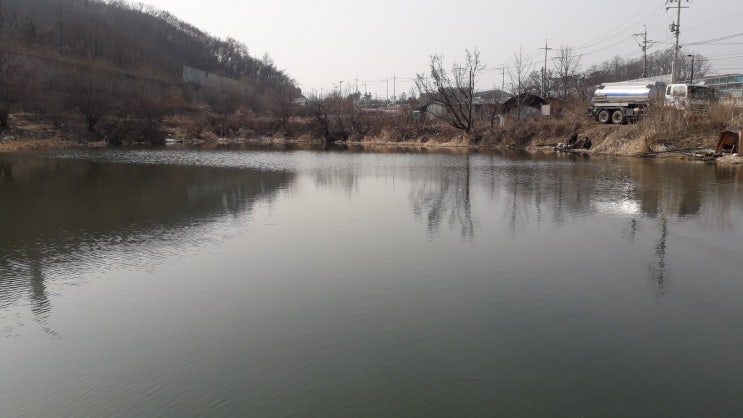  경기북부 소류지 낙락저수지와 돌산포인트