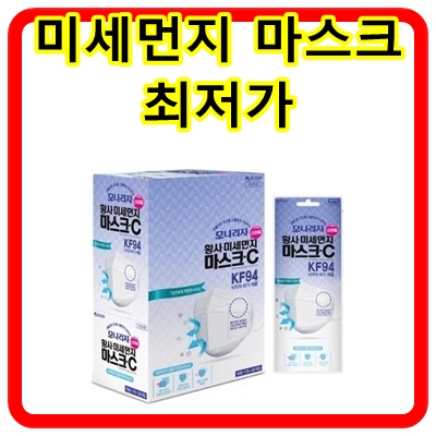  모나리자 스마일 황사 미세먼지 마스크C 대형 KF94