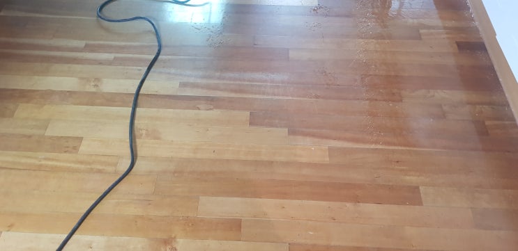  양천구 목동 마루코팅 작업 후..