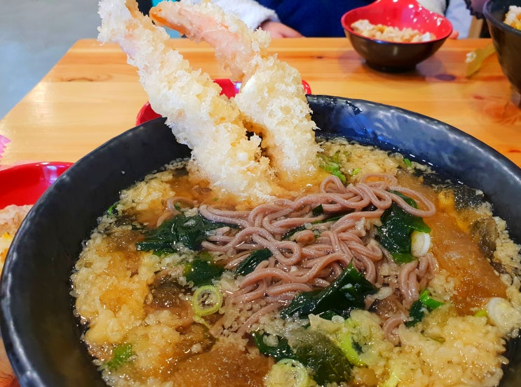 [전주 송천동 소바 맛집] 튀김이 맛있는 산이솔이야  (확장이전했어요!)