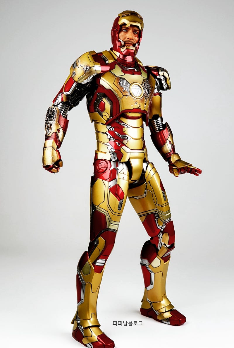 언박싱 47] 핫토이 아이언맨3 아이언맨 마크42~언박싱!! 다이캐스트 아이언맨의 서막! : 네이버 블로그, image size:800x1189