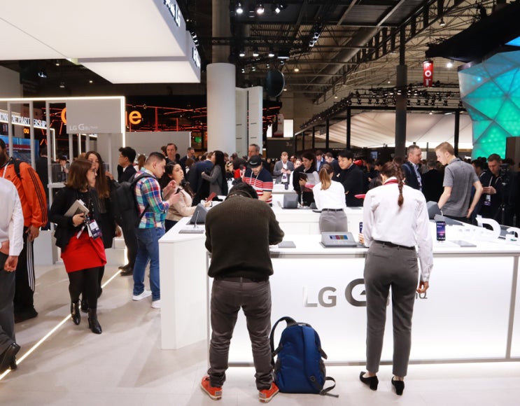  AR, VR 5G 체험 재미난 LG전자 부스 - MWC 2019