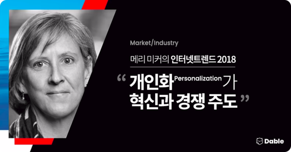  메리 미커의 ‘인터넷트렌드 2018’, “개인화(Personalization)가 혁신과 경쟁 주도”