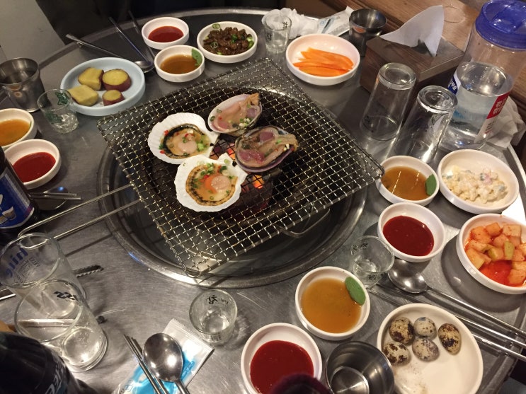  포항 술집 : 영일대해수욕장의 생활의달인 '옛날 한계령 조개구이'