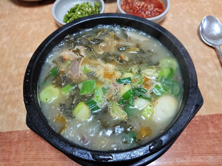  평창 봉평면/봉평장 '옥봉식당' 토종순대국밥