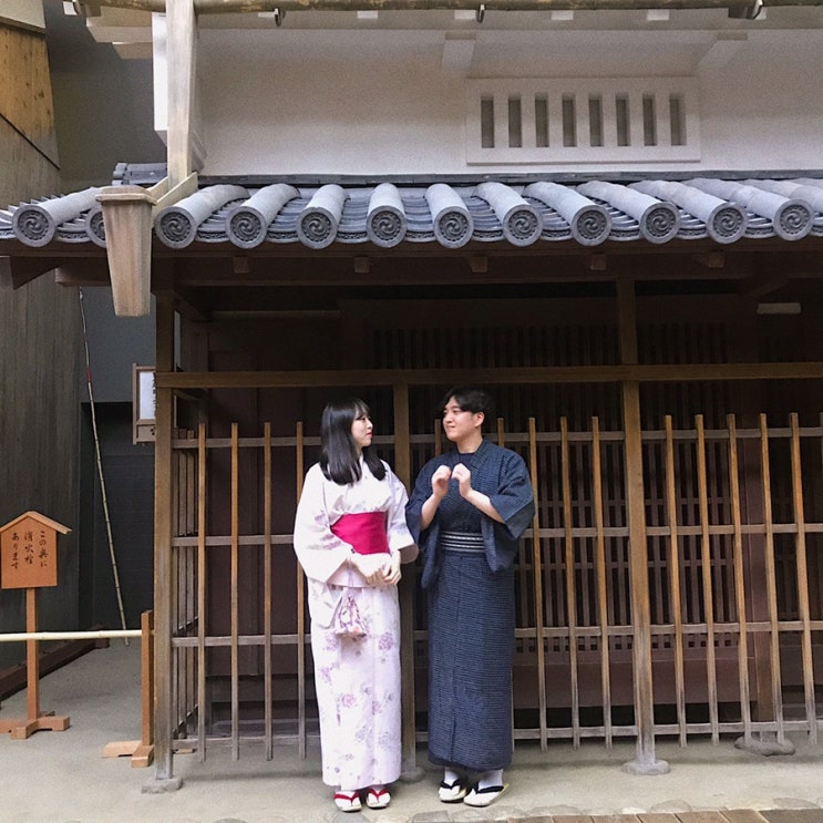  190225 일본 오사카 3박4일 여행 1일차 : kyk 돈카츠 - 난카이난바역 - 오사카 주택박물관 - 텐진바시스지 - 우메다공중정원 - 헵파이브 대관람차 - 간코스시