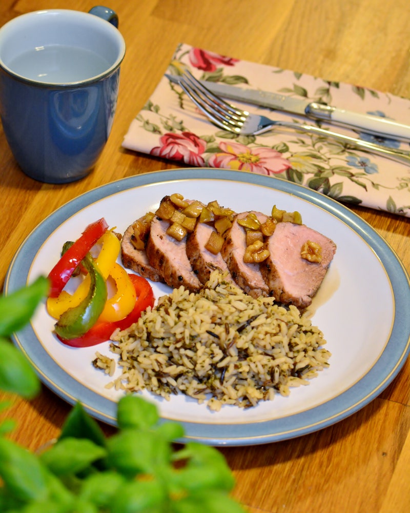 돼지고기 안심 오븐구이 (Maple Apple Pork Tenderloin) : 네이버 블로그, image size:800x1000