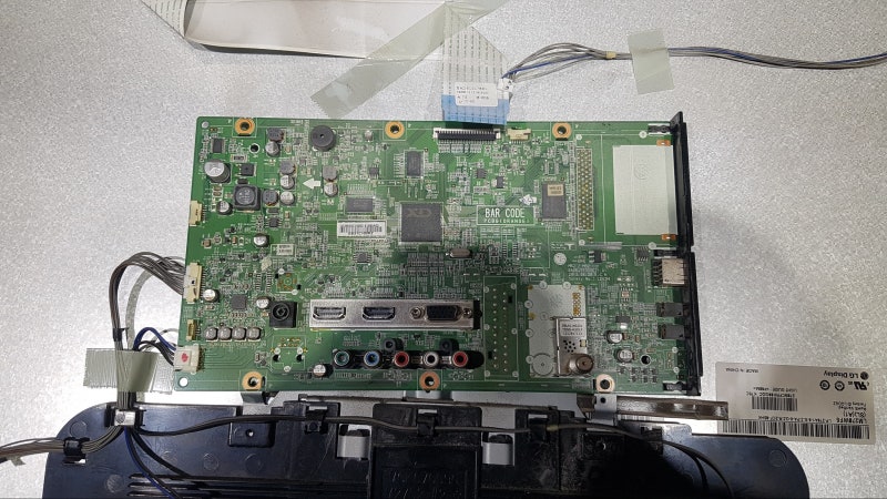 의정부TV모니터수리 LG M2752D 모델 컴포넌트 단자 부러짐 수리 : 네이버 블로그