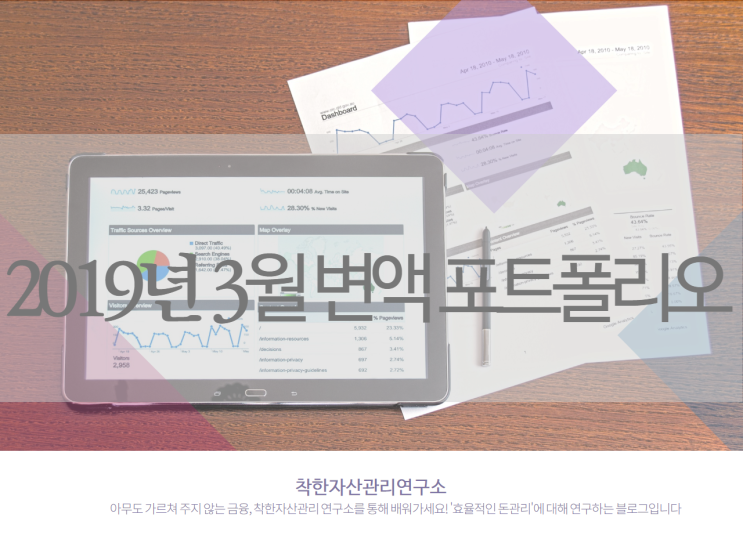  2019년 3월 변액보험 포트폴리오