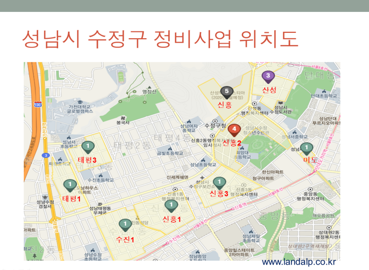  성남시 재개발.재건축 현황 및 2030 성남시 도시.주거환경정비 기본계획
